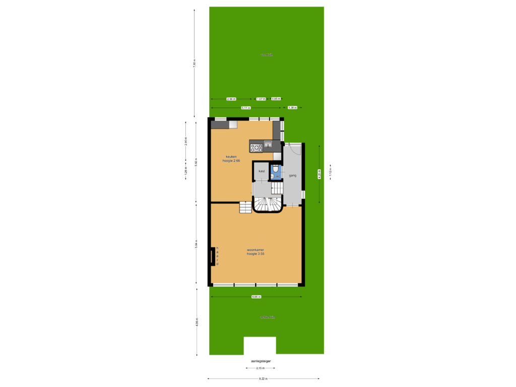 Bekijk plattegrond van perceel van Basalt 67