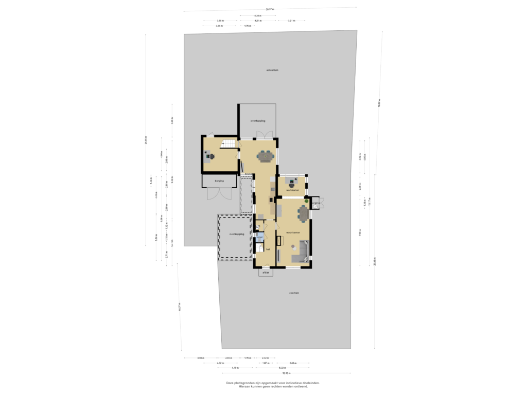 Bekijk plattegrond van Begane grond van Amersfoortsestraat 17