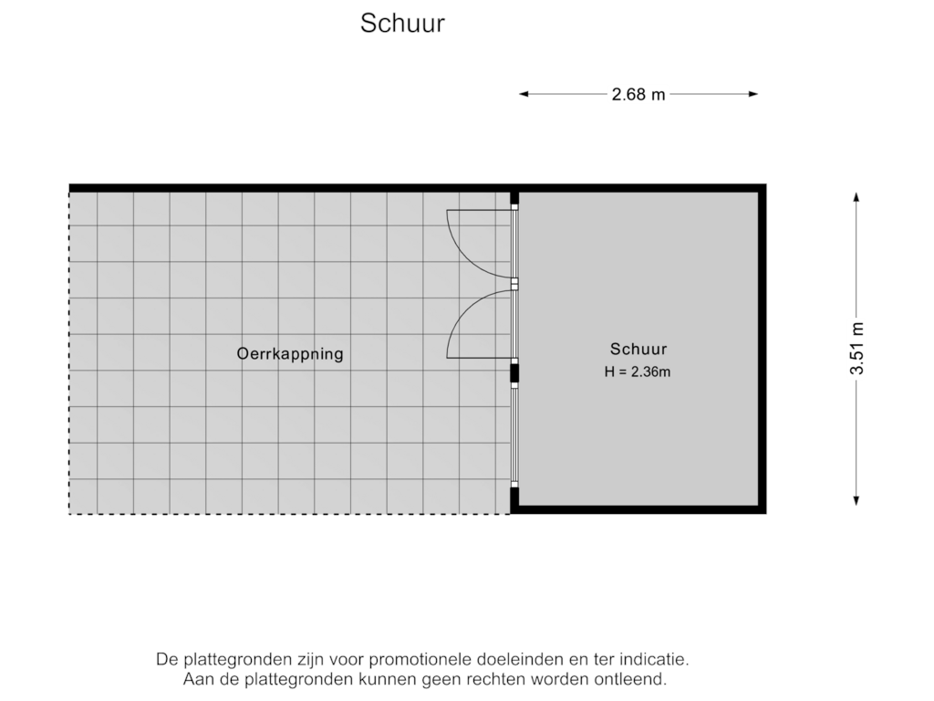 Bekijk plattegrond van Schuur van Moleneind 84