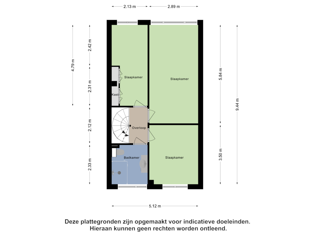 Bekijk plattegrond van Eerste Verdieping van Vuurdoorn 43