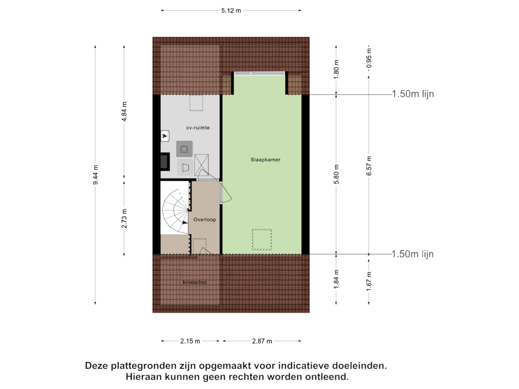 Bekijk plattegrond van Tweede Verdieping van Vuurdoorn 43