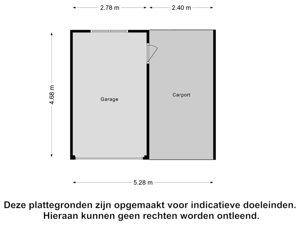 Bekijk plattegrond van Garage van Vuurdoorn 43