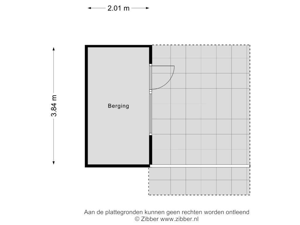 Bekijk plattegrond van Berging van 's-Gravenzandseweg 76