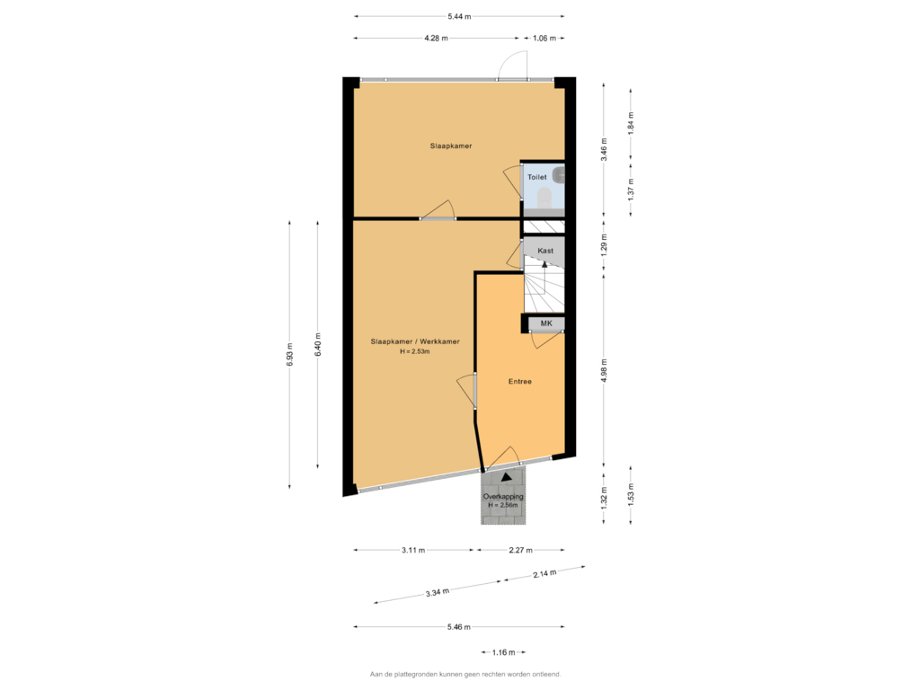 Bekijk plattegrond van Begane grond van Reling 233