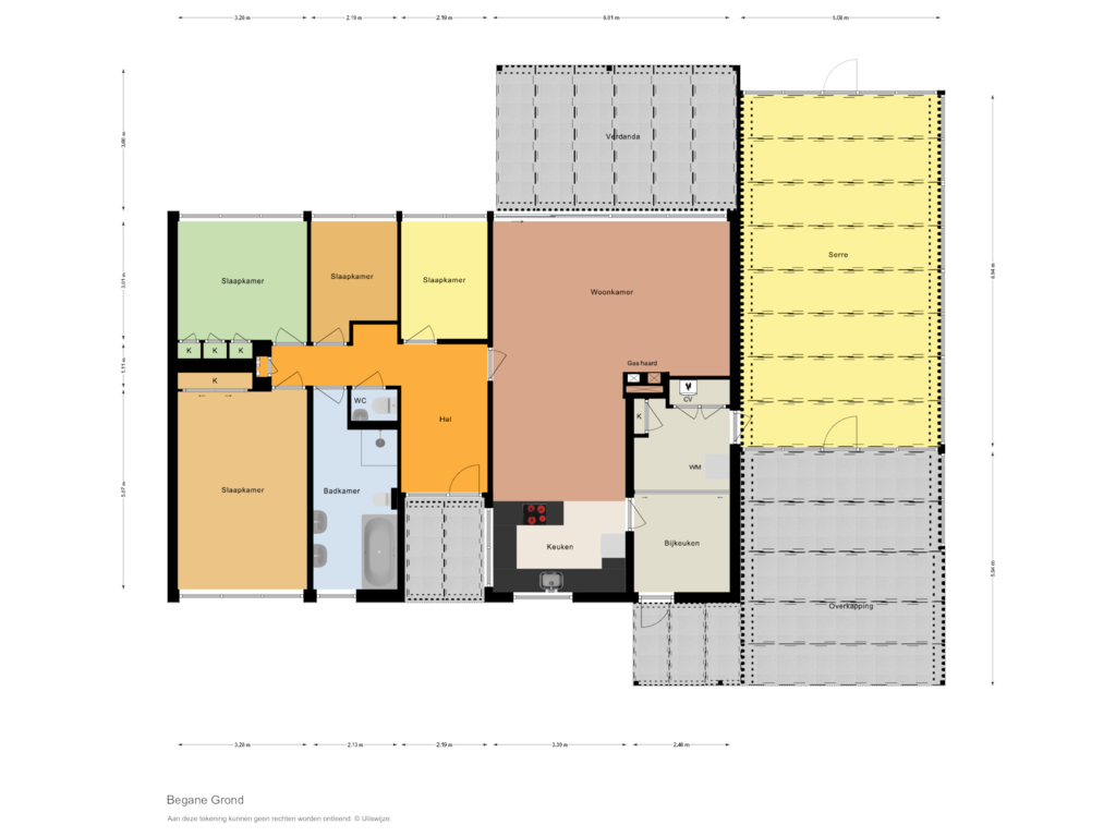 Bekijk plattegrond van Begane Grond van Leemkoelen 27