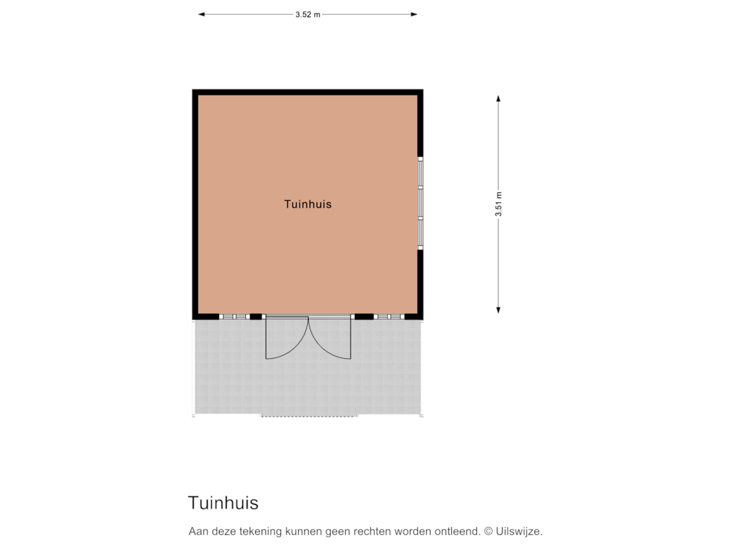 Bekijk plattegrond van Tuinhuis van Leemkoelen 27