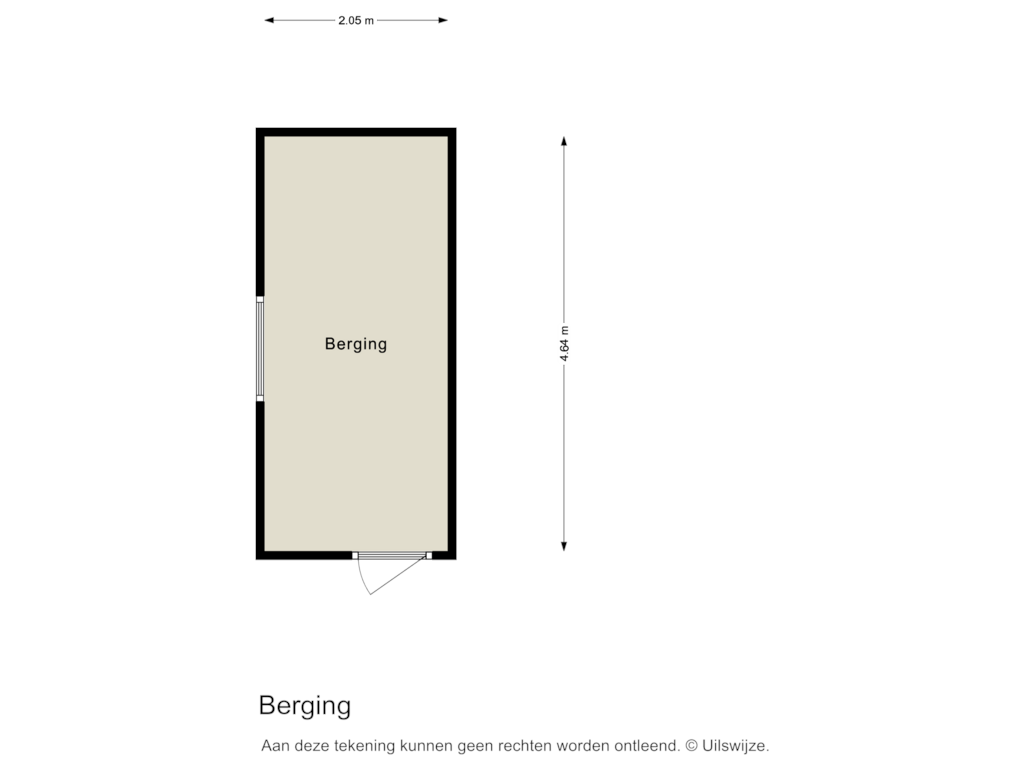 Bekijk plattegrond van Berging van Leemkoelen 27