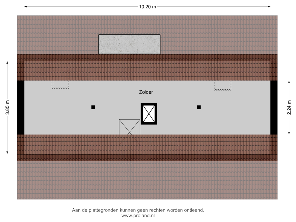 View floorplan of 2e Verdieping of Hoofdweg 126