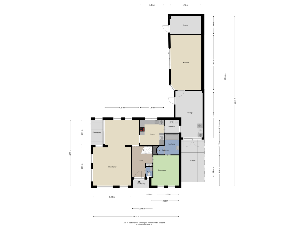 Bekijk plattegrond van Begane Grond van Tönsweg 6