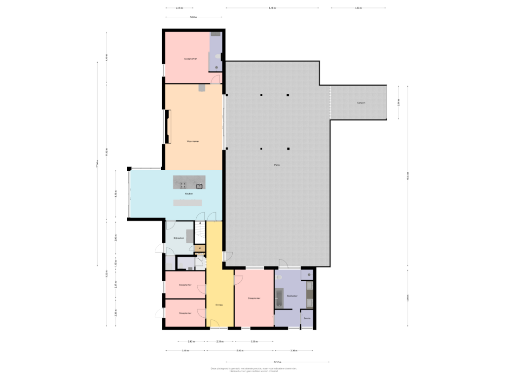 Bekijk plattegrond van Begane Grond van Noorderrand 34