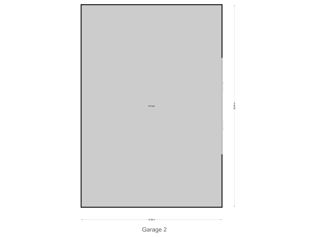 Bekijk plattegrond van Garage 2 van Graaf Reinaldweg 1