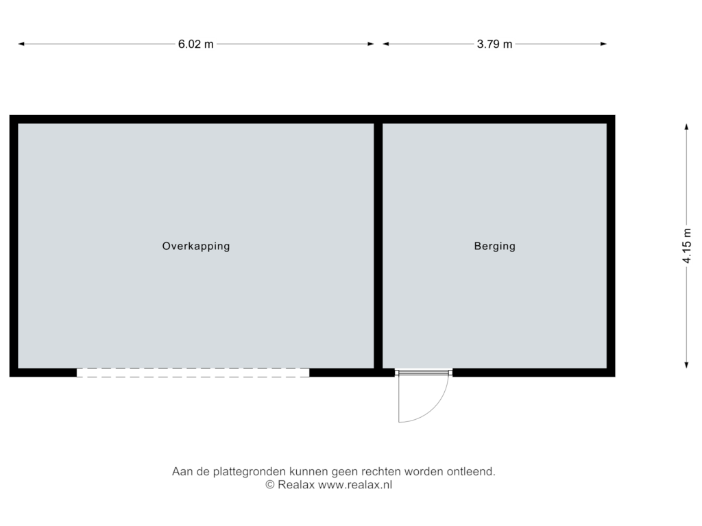 Bekijk plattegrond van Berging van Vaarwerkhorst 101