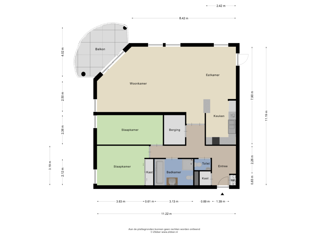 View floorplan of Appartement of Skries 19-G