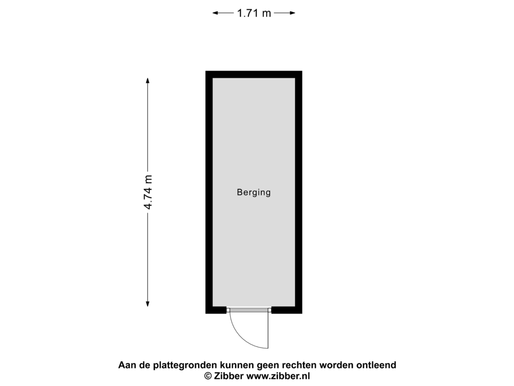 View floorplan of Berging of Skries 19-G