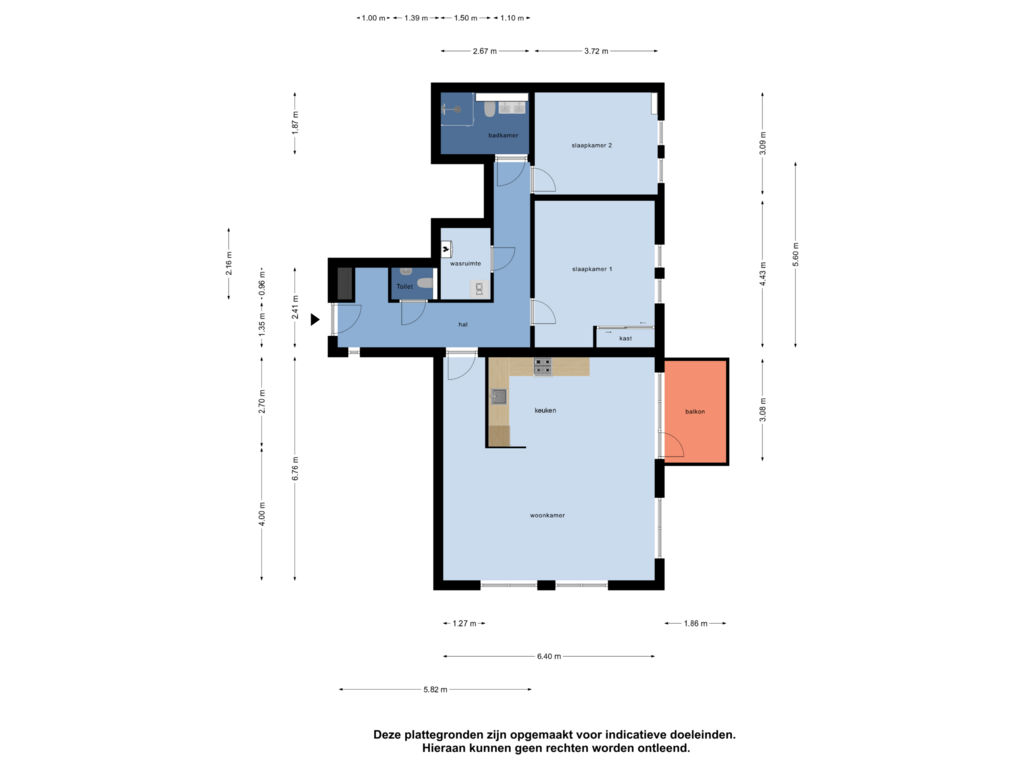 Bekijk plattegrond van Appartement van Boksdoornpark 31