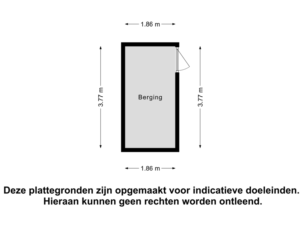 Bekijk plattegrond van Berging van Laurierstraat 3