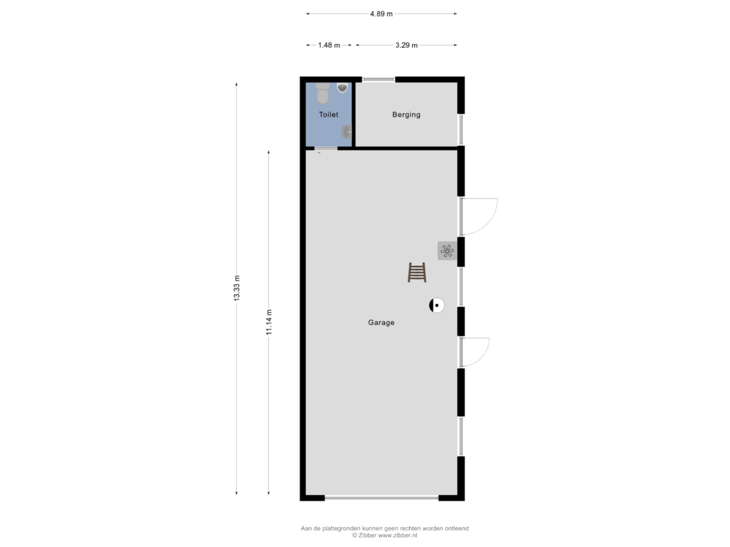 Bekijk plattegrond van Garage van Kokswijk 3