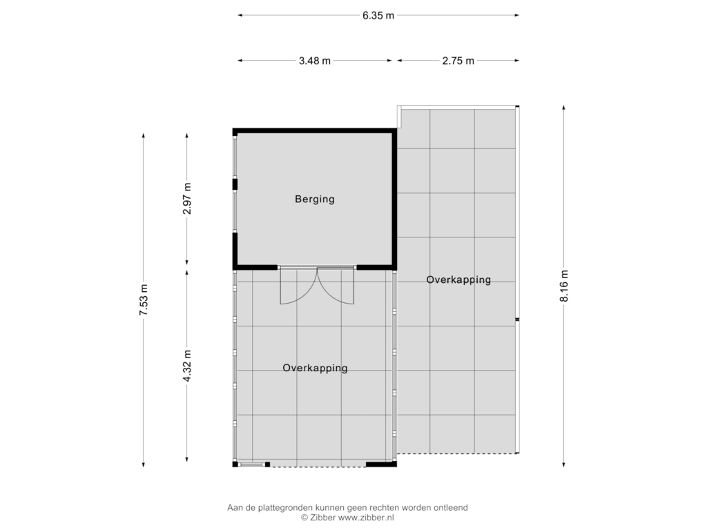 Bekijk plattegrond van Berging van Kokswijk 3