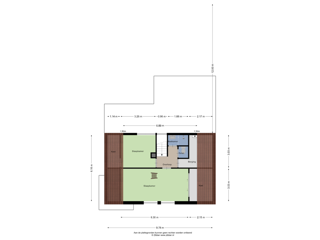 Bekijk plattegrond van Eerste verdieping van Vestdijklaan 346