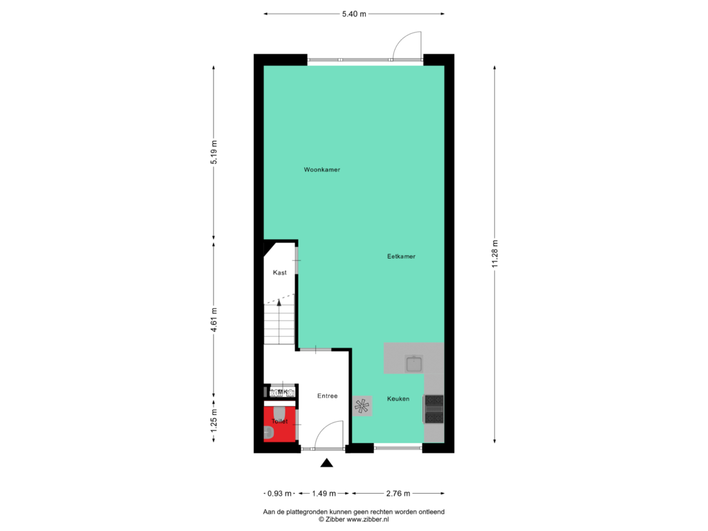 Bekijk plattegrond van Begane grond van Pattagon 33