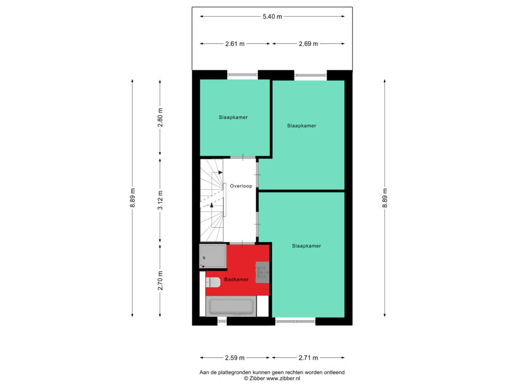 Bekijk plattegrond van Eerste verdieping van Pattagon 33