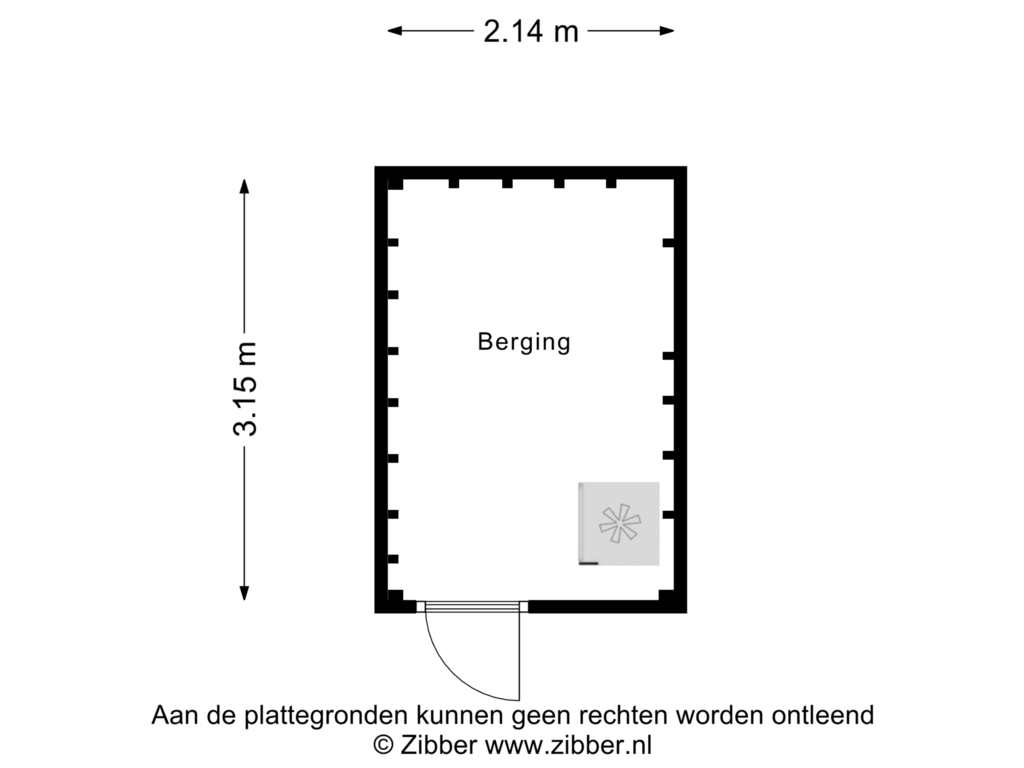 Bekijk plattegrond van Berging van Pattagon 33