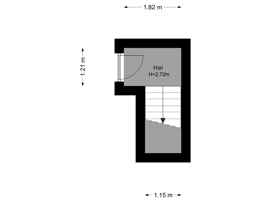 View floorplan of 2e Verdieping of Tinbergenlaan 142