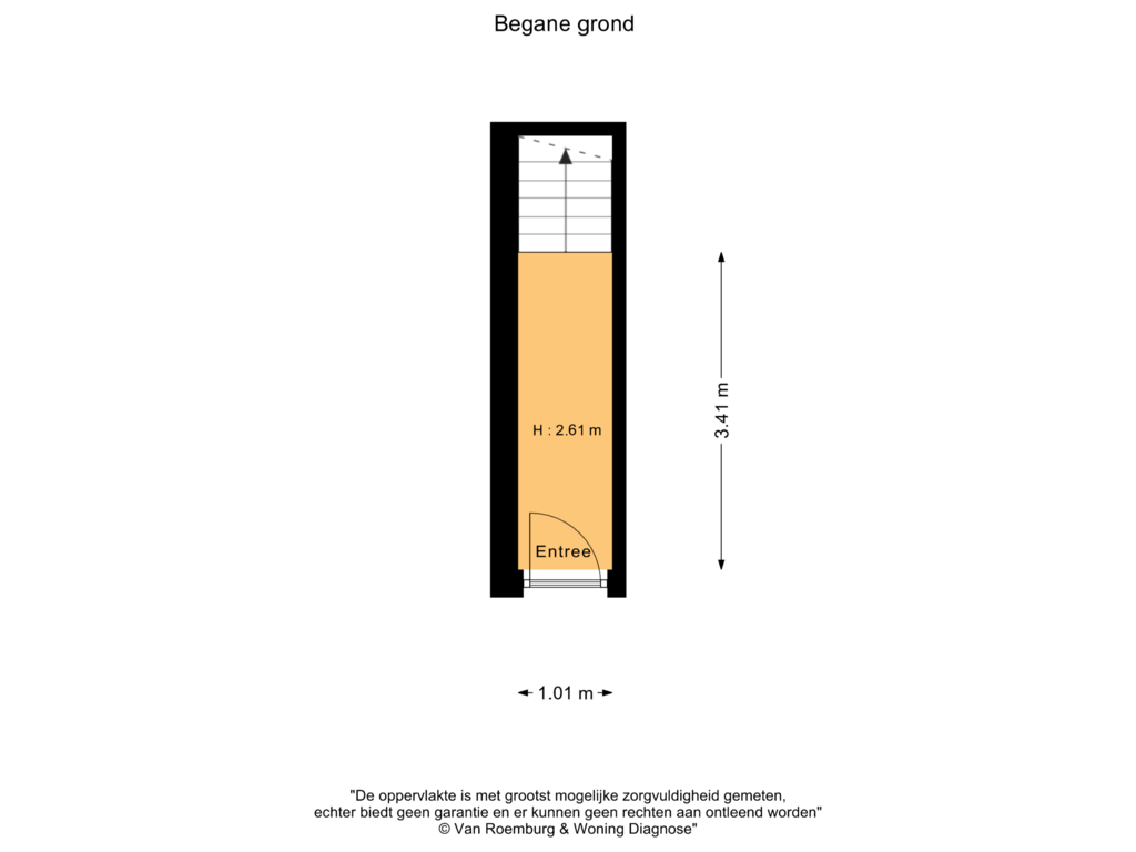 Bekijk plattegrond van Begane grond van Eerste Goudsbloemdwarsstraat 3-1