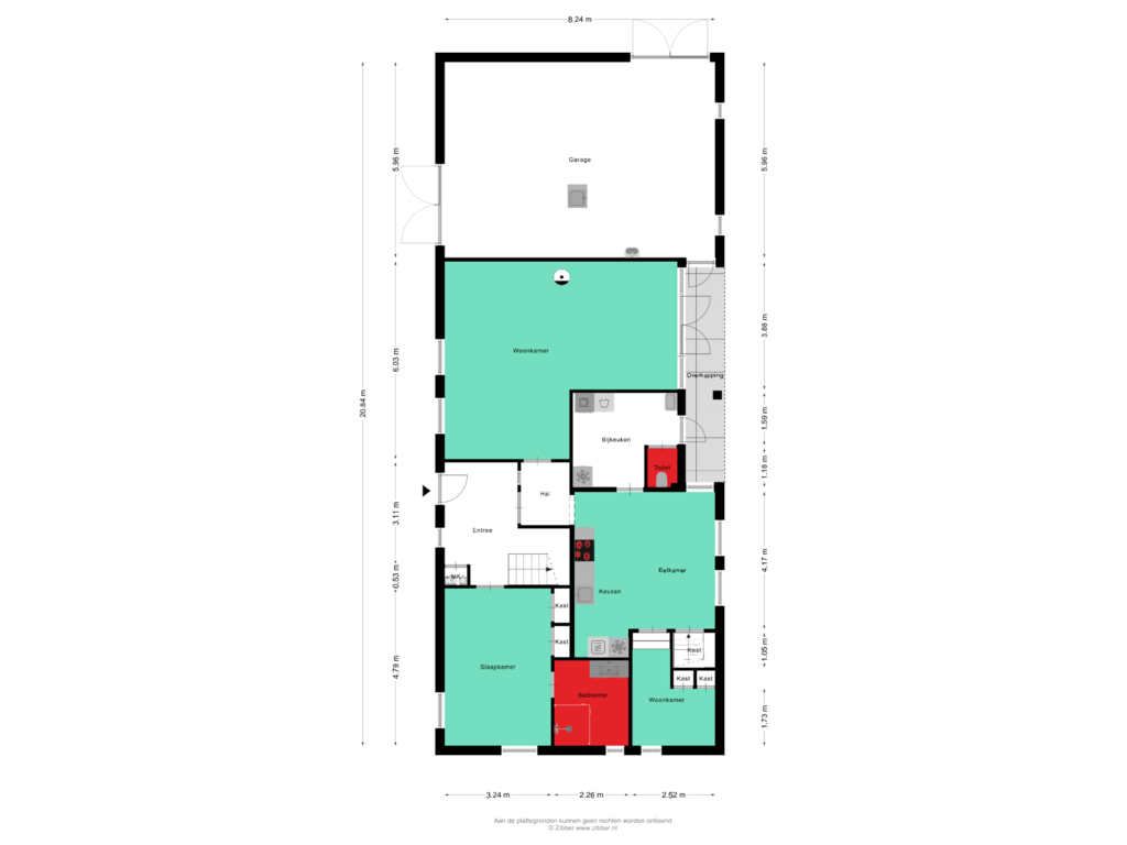 Bekijk plattegrond van Begane Grond van Schouwstraat 3