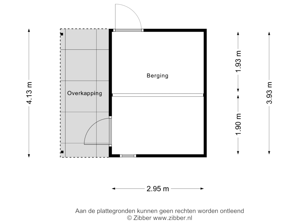 Bekijk plattegrond van Berging van Schouwstraat 3