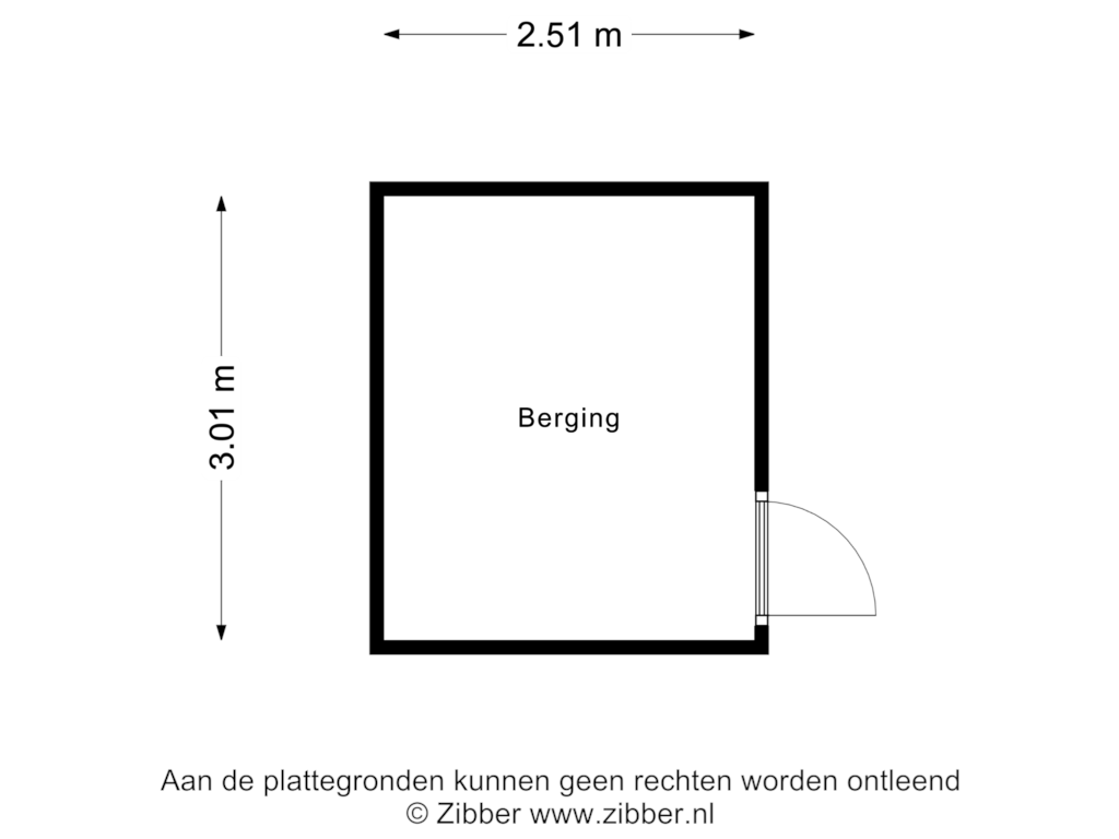 Bekijk plattegrond van Berging van Schouwstraat 3