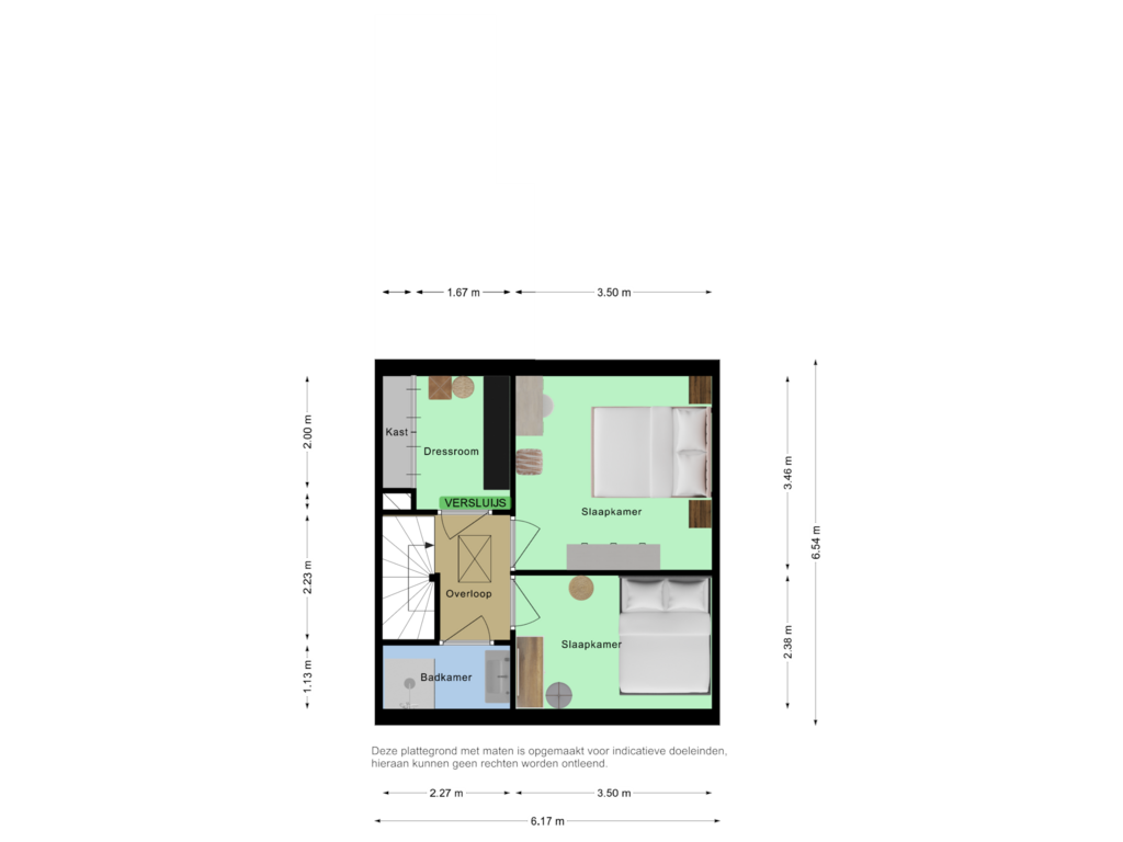 Bekijk plattegrond van Second floor van Zilversmidstraat 18