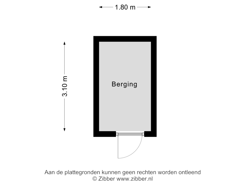 Bekijk plattegrond van Berging van De Bosuil 38