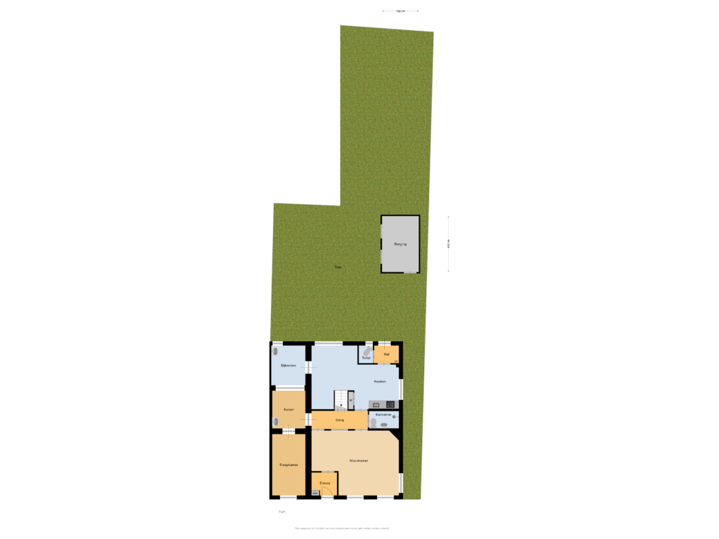 View floorplan of Tuin of Dorpsstraat 347