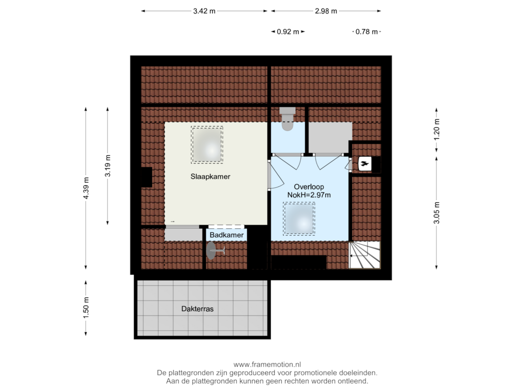 Bekijk plattegrond van Verdieping 2 van Gashouderstraat 37-B