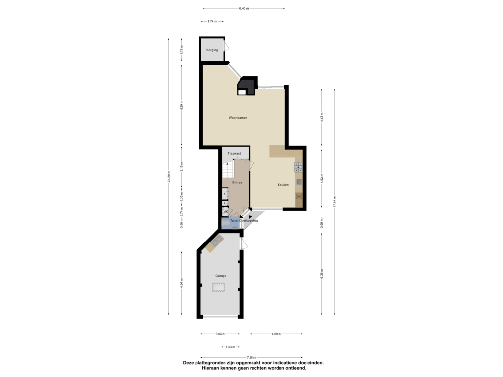 Bekijk plattegrond van Begane Grond van Geerdinkhof 76