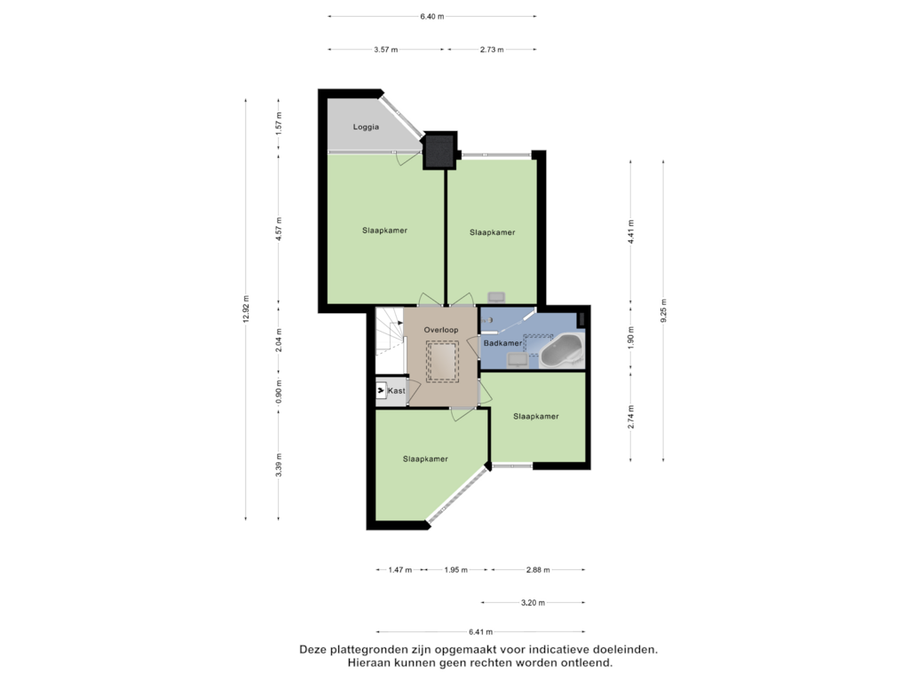 Bekijk plattegrond van Eerste Verdieping van Geerdinkhof 76