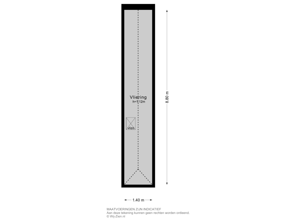 Bekijk plattegrond van DERDE VERDIEPING van 1e Pijnackerstraat 109-B