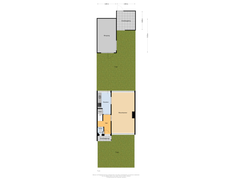 View floorplan of Tuin of Lindelaan 35