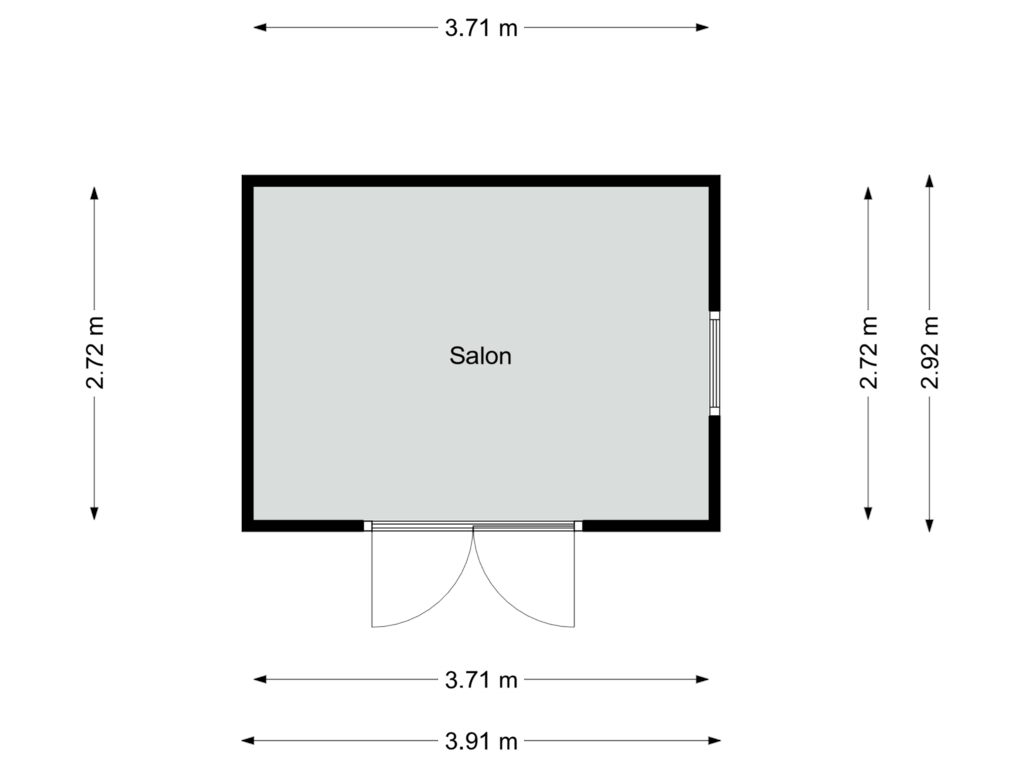 Bekijk plattegrond van Salon van Horn 61