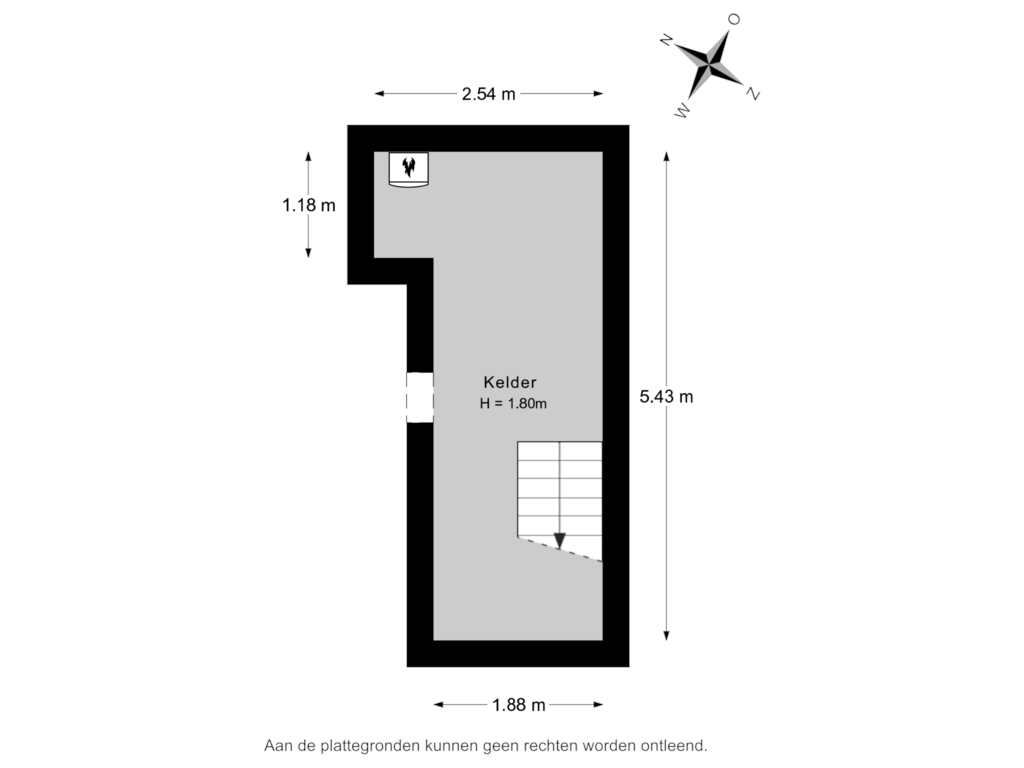 Bekijk plattegrond van Berging van Berkstraat 5