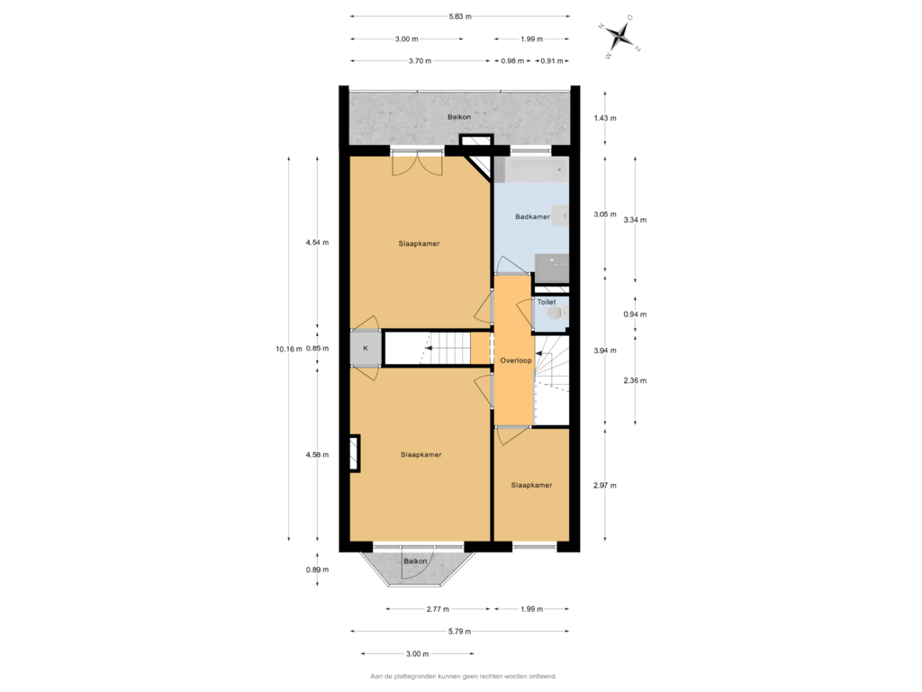 Bekijk plattegrond van 1e Verdieping van Berkstraat 5