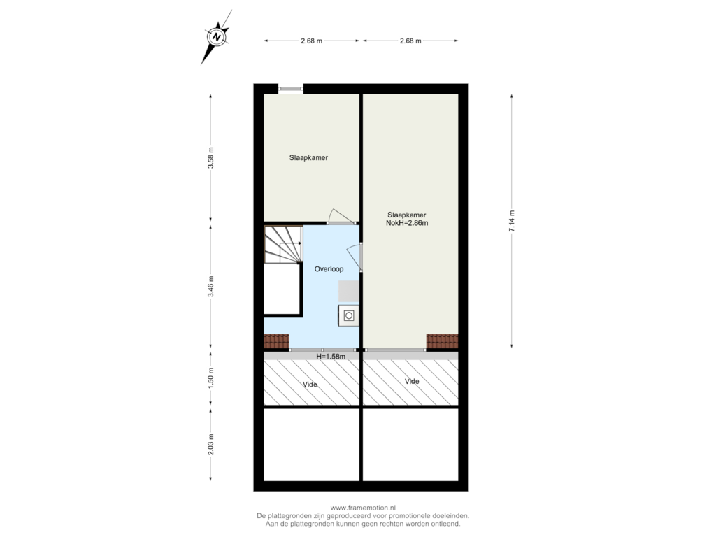 Bekijk plattegrond van Verdieping 2 van Priamsingel 269