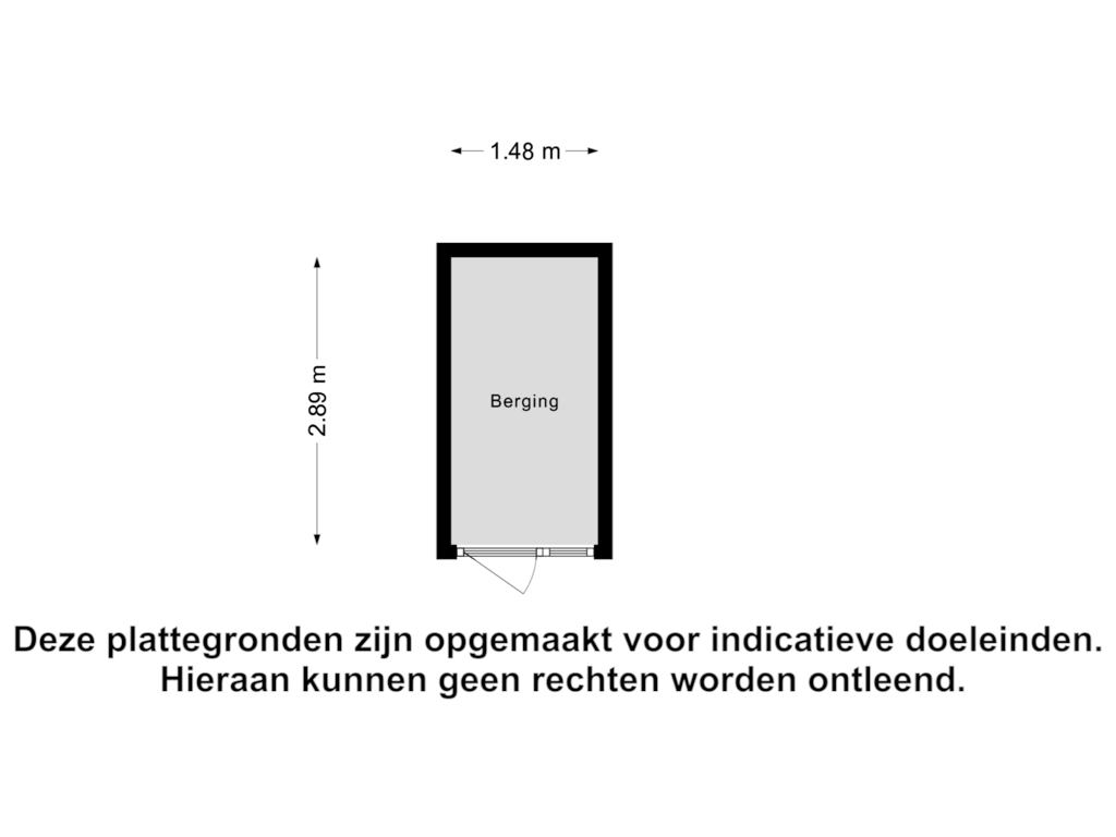 Bekijk plattegrond van Berging van Kronenburgersingel 21