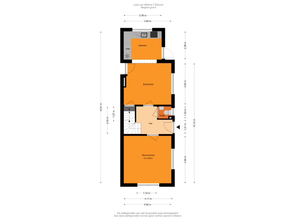 Bekijk plattegrond van Begane grond van Laan van Athlone 7