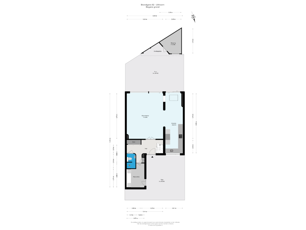 Bekijk plattegrond van Begane grond van Brandgans 62