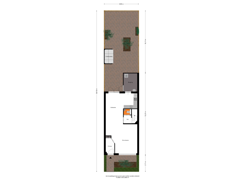 Bekijk plattegrond van Begane grond Tuin van Meander 13