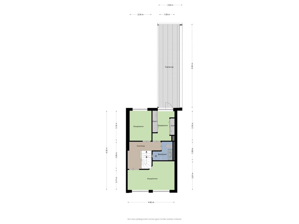 Bekijk plattegrond van Eerste verdieping van Nieuwstraat 14