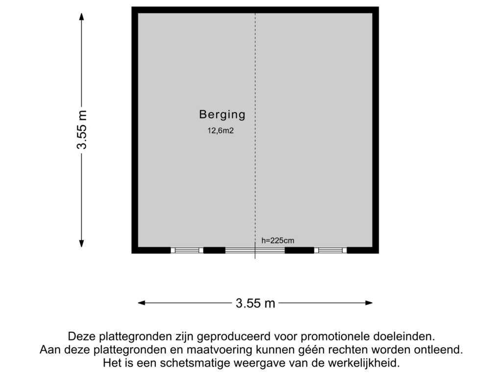 Bekijk plattegrond van Berging van Konijnenwal 50