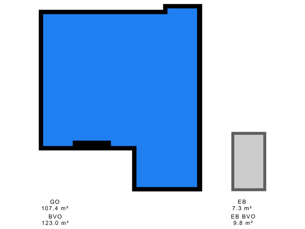 View floorplan of NEN of Maalderijstraat 44